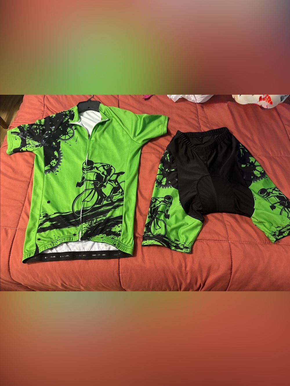 Women’s Bicycle shorts & zipper top set